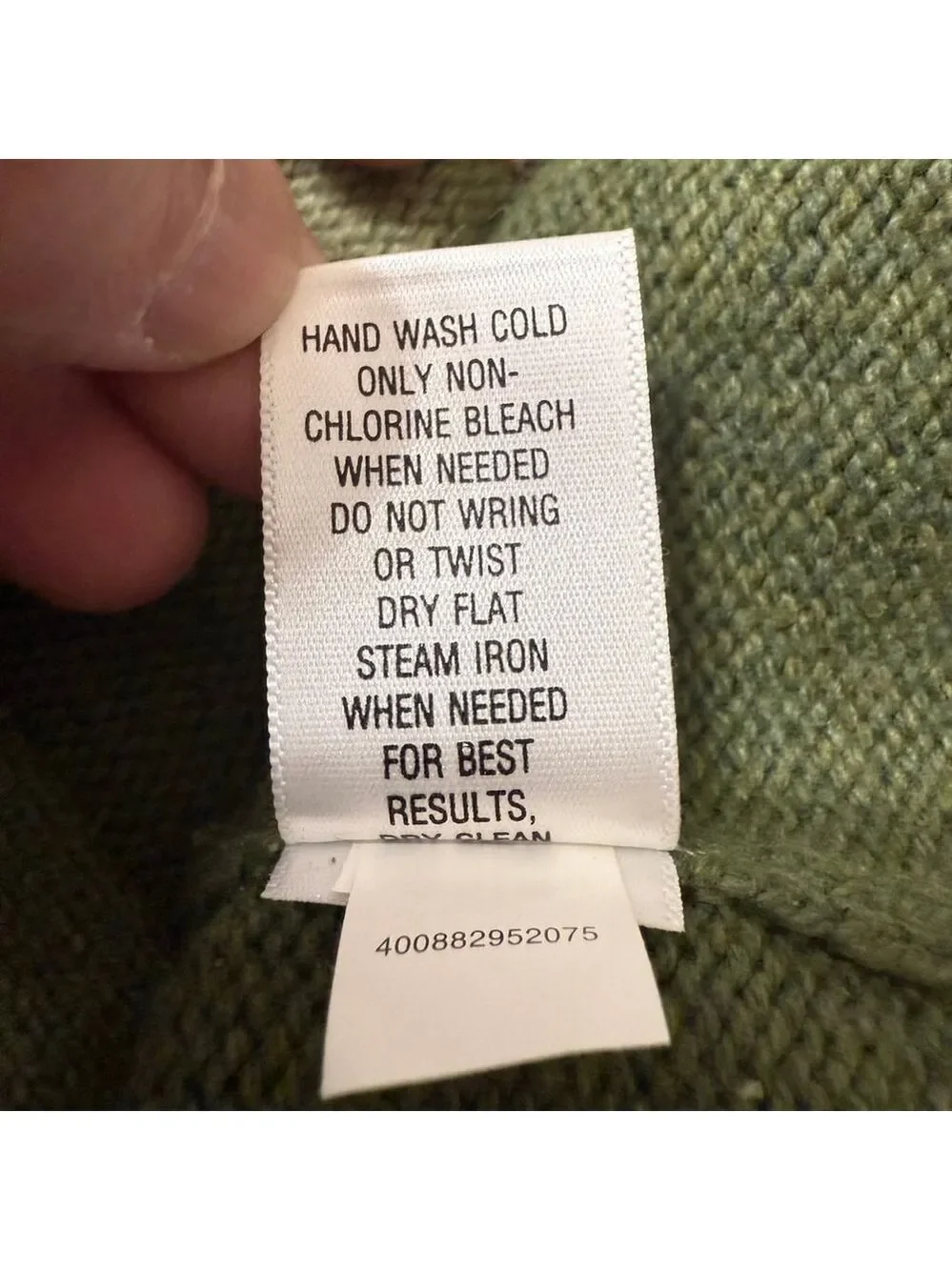 Croft & Barrow‎ Christmas Cardigan Size L Green